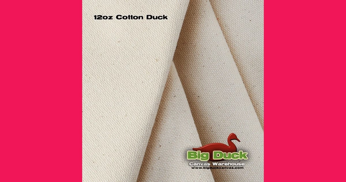 Duck Cloth - Natural Cotton Canvas
