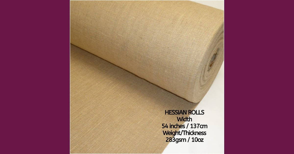 Hessian fabric - How To Print