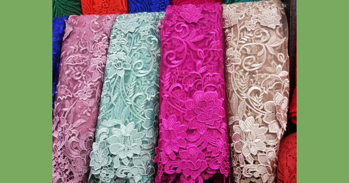 Kain Brokat - Bahan Brokat Membuat