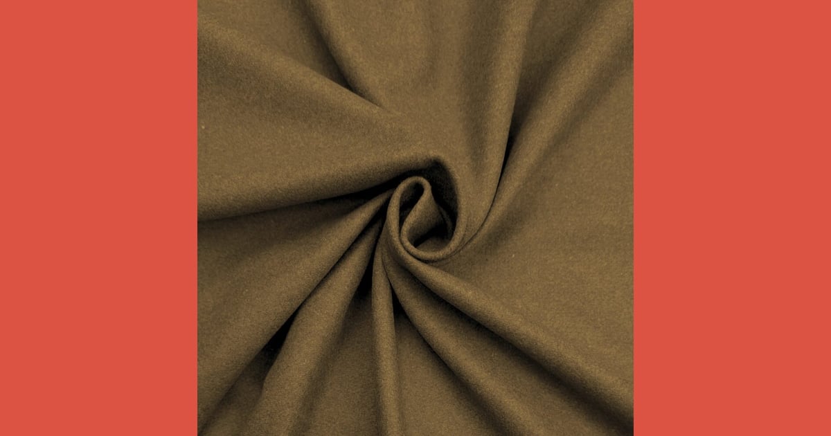 Kain Melton - Tan Melton Wool