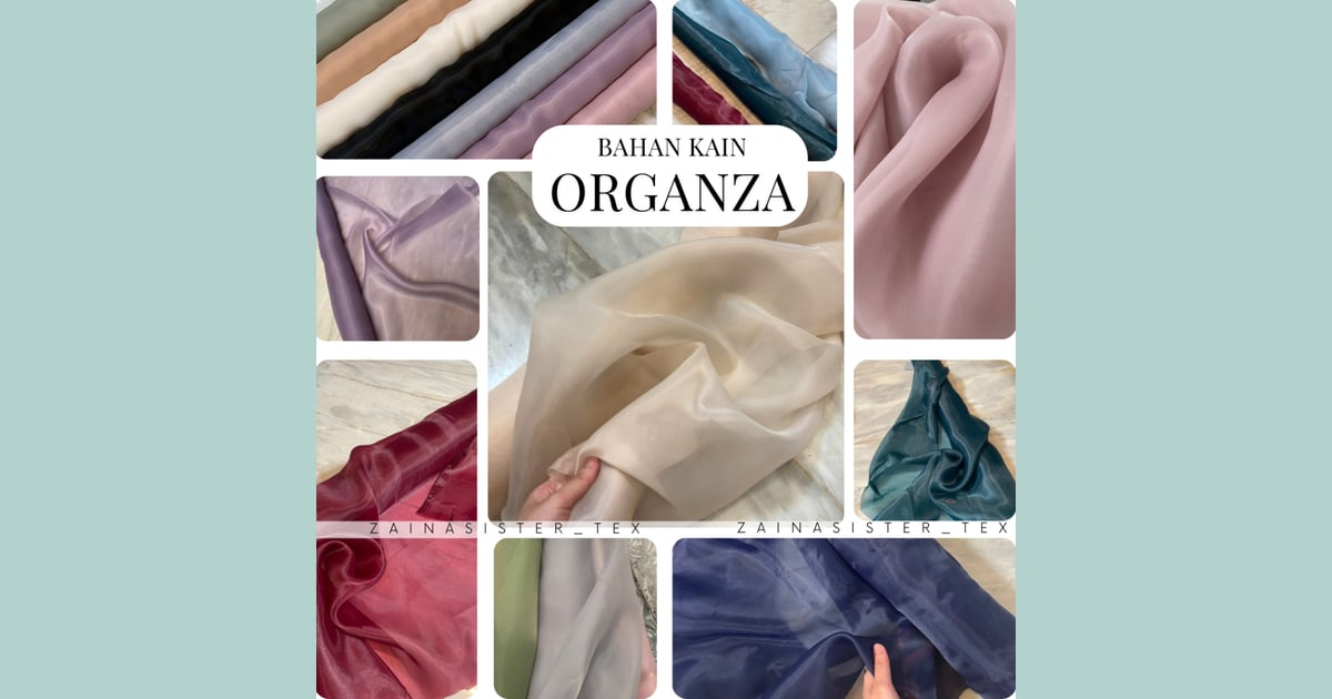 Kain Organdi - Jual Kain Organza