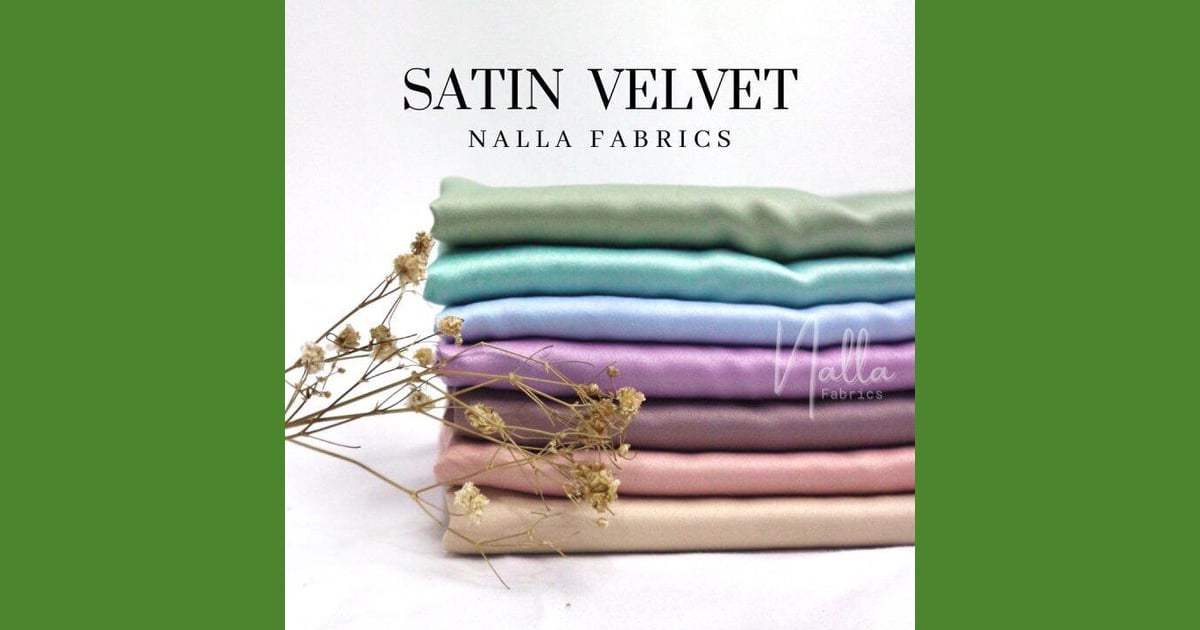 Kain Velvet - 1 meter Kain