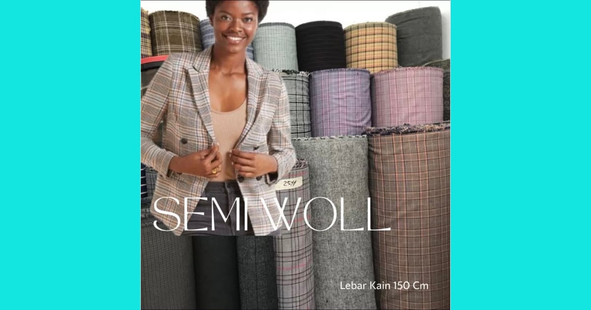 Kain Woll - Jual kain woll