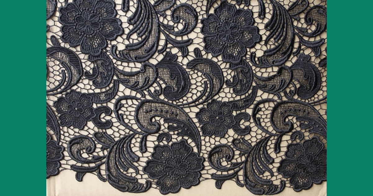 Lace Fabric - Black Lace Fabric,