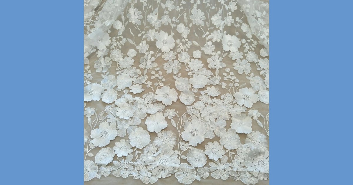 Lace Fabric - flower lace fabric