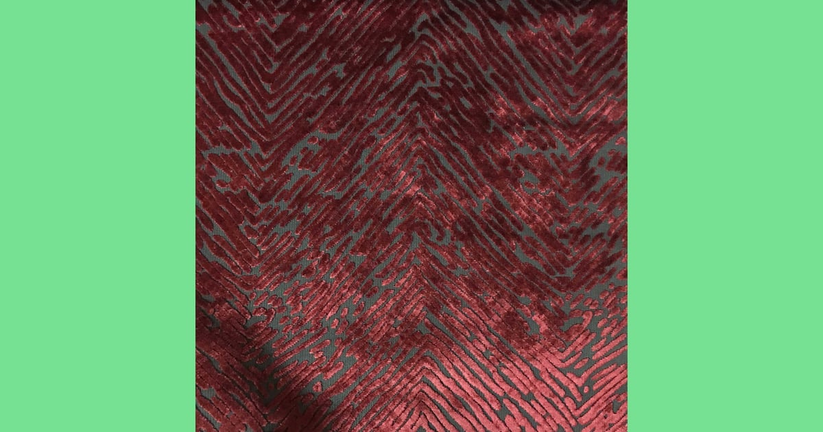 Velvet Burnout fabric - Kentish - Burnout