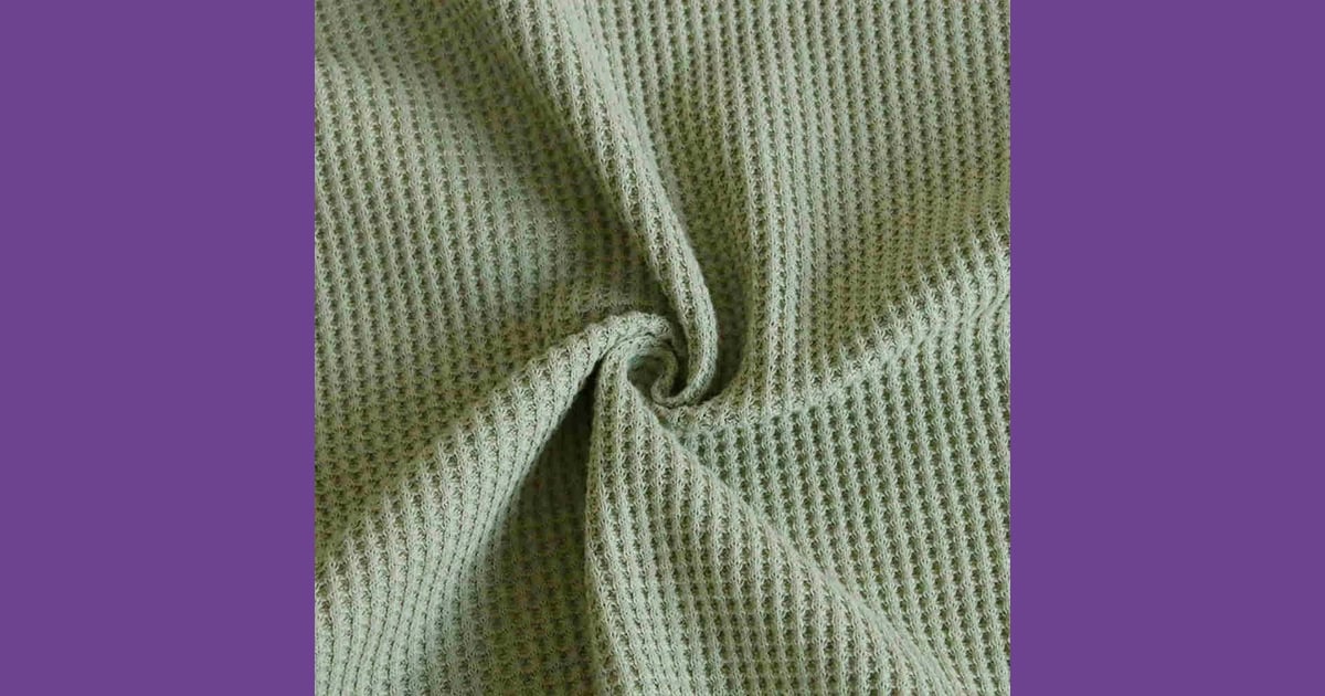 Waffle fabric - Recycled Waffle Fabric